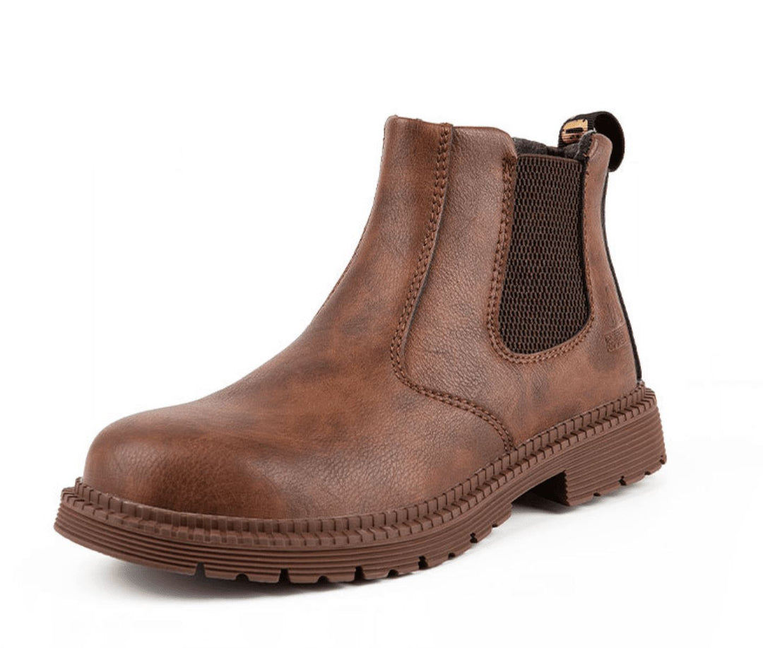 Thomas Orthopedic Leather Safety Boots – Steel Toe Work Footwear