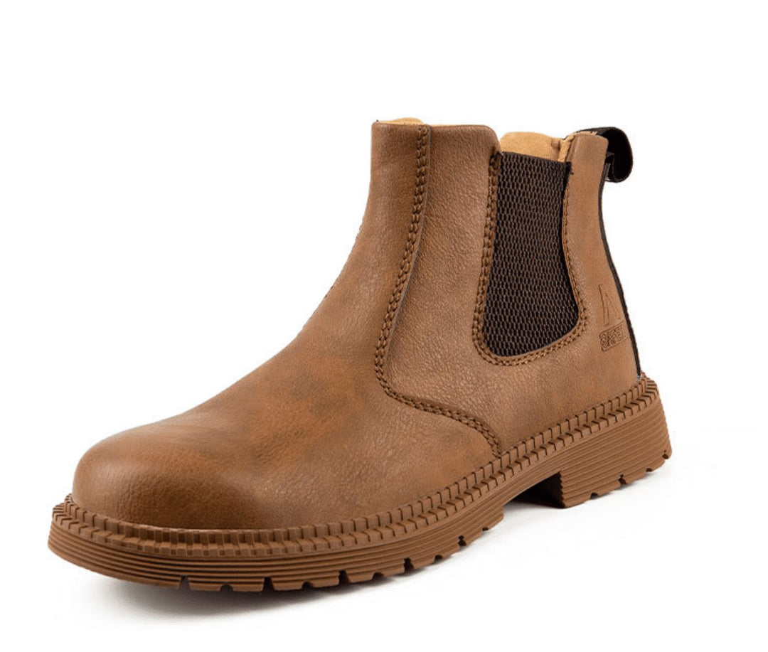 Thomas Orthopedic Leather Safety Boots – Steel Toe Work Footwear