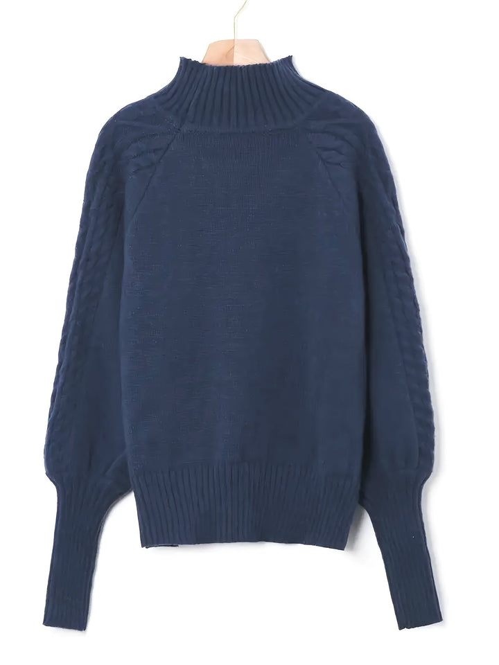 Eloise | Textured Half-Collar Sweater