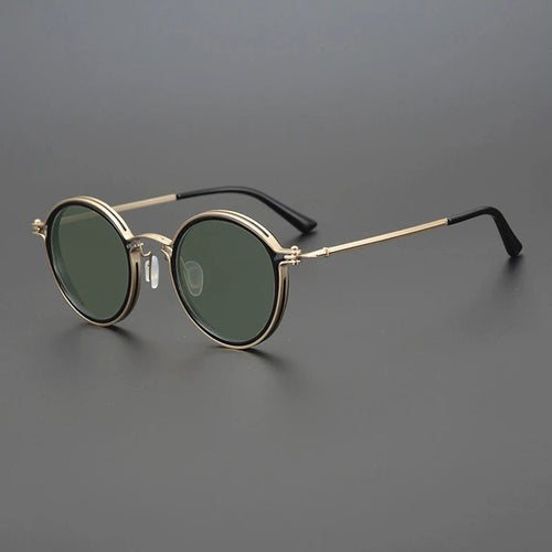 Round Sunglasses UV Protection Retro Vintage Outdoor Eyewear