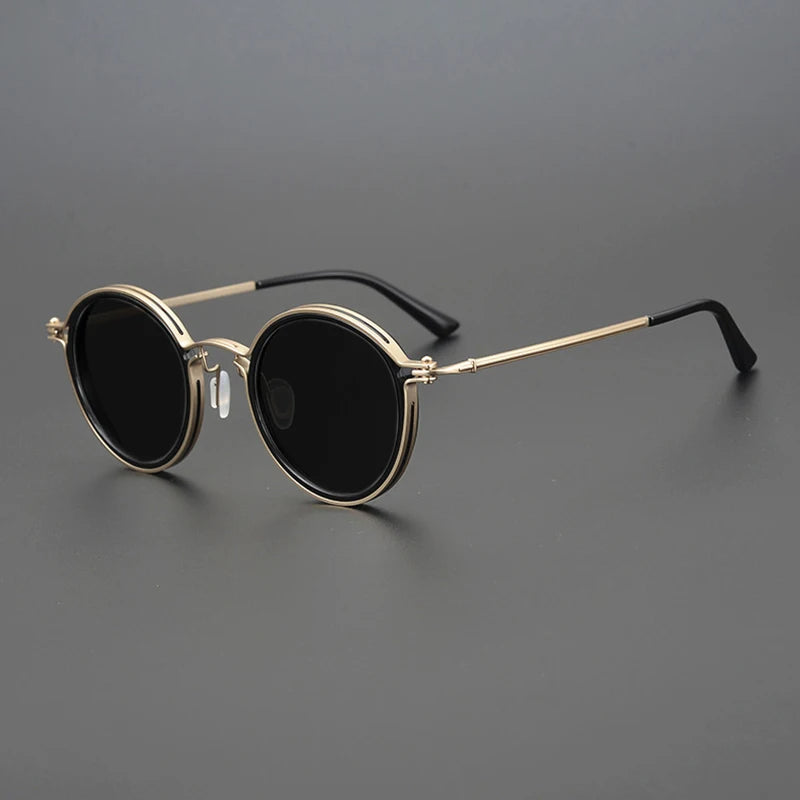 Round Sunglasses UV Protection Retro Vintage Outdoor Eyewear