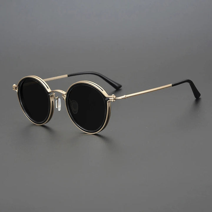 Round Sunglasses UV Protection Retro Vintage Outdoor Eyewear