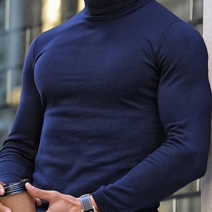 Duncan | Refined Roll-Neck Sweater
