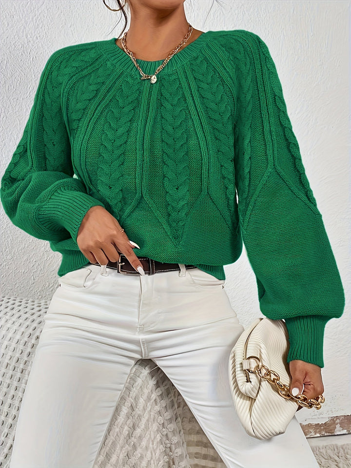 Eleanor | Relaxed Cable-Knit Sweater