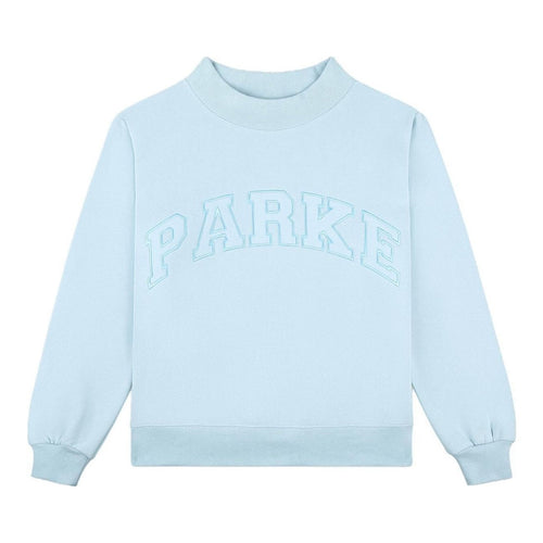 Varsity Mockneck Ice Blue