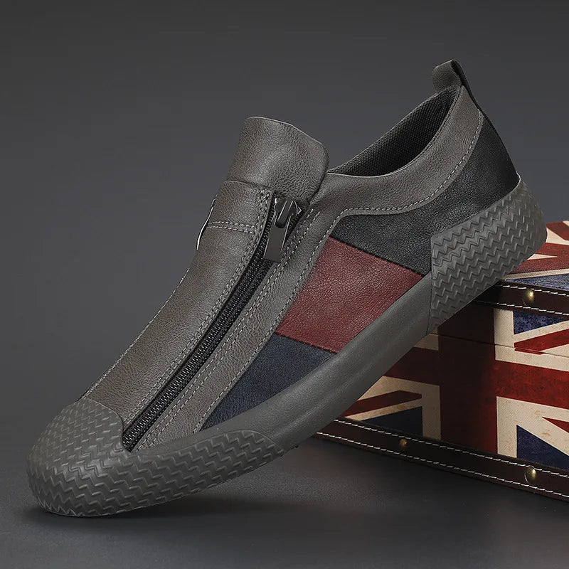 Dante | Colourblock Leather Skate Shoes for Men