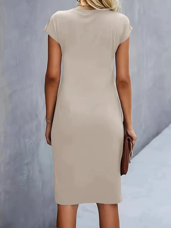 Jacinda | Elegant Flattering Midi Dress