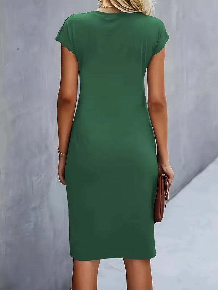 Jacinda | Elegant Flattering Midi Dress