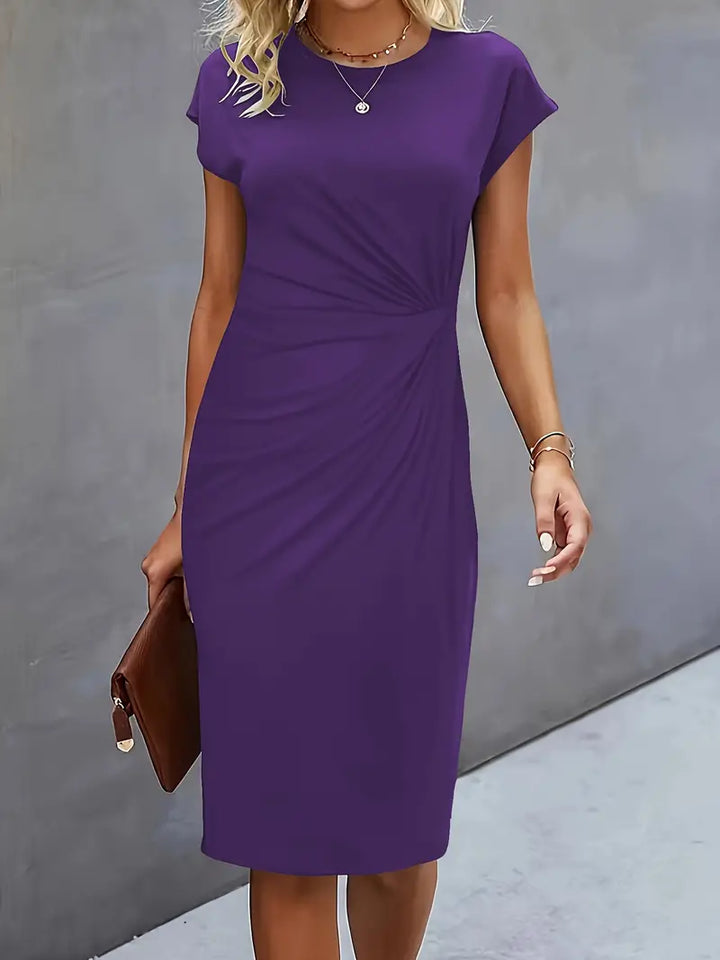 Jacinda | Elegant Flattering Midi Dress