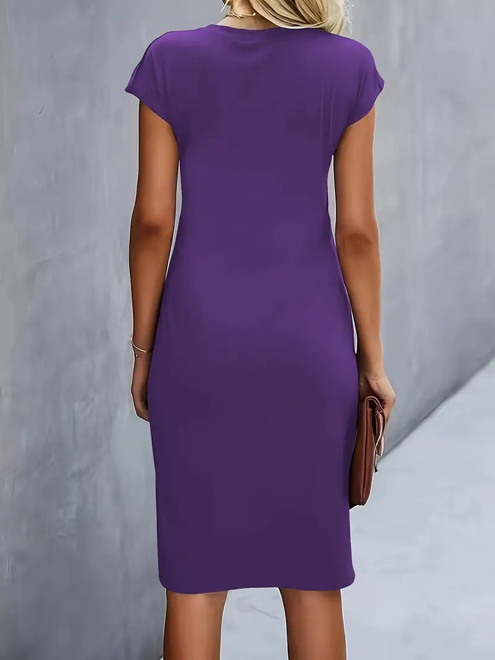 Jacinda | Elegant Flattering Midi Dress