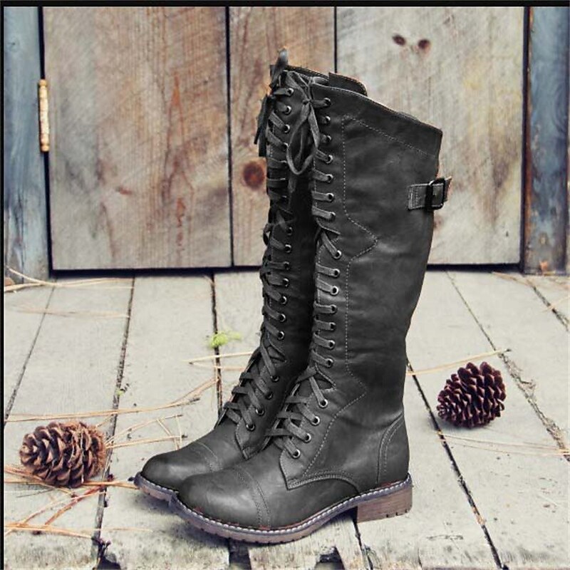 Prudence | Tall Lace-Up Riding Boots