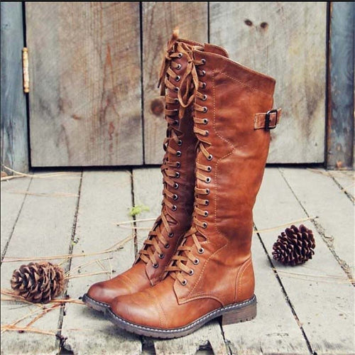 Prudence | Tall Lace-Up Riding Boots