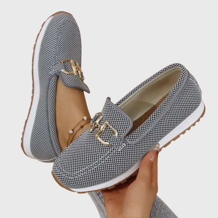Slip-On Mesh Loafer Sneaker with Horsebit and Lug Sole