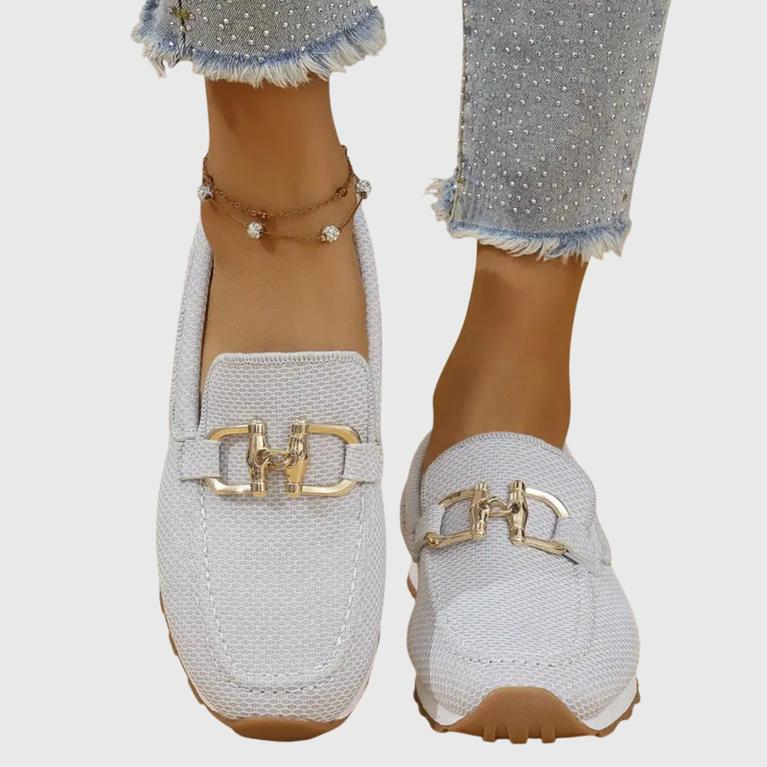 Slip-On Mesh Loafer Sneaker with Horsebit and Lug Sole