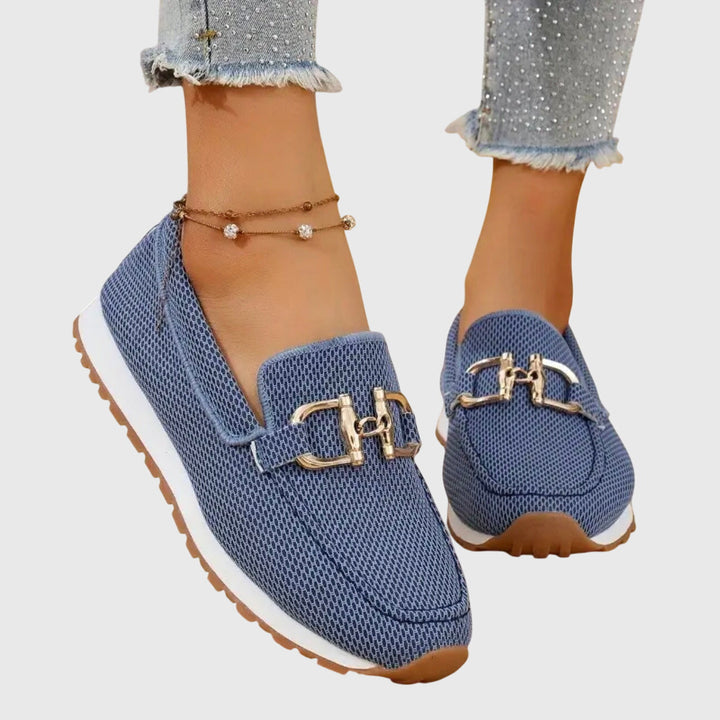 Slip-On Mesh Loafer Sneaker with Horsebit and Lug Sole