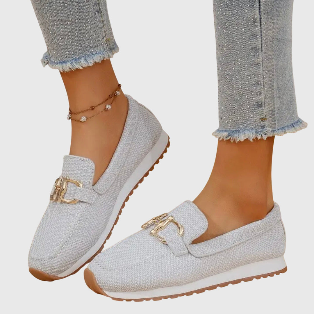 Slip-On Mesh Loafer Sneaker with Horsebit and Lug Sole