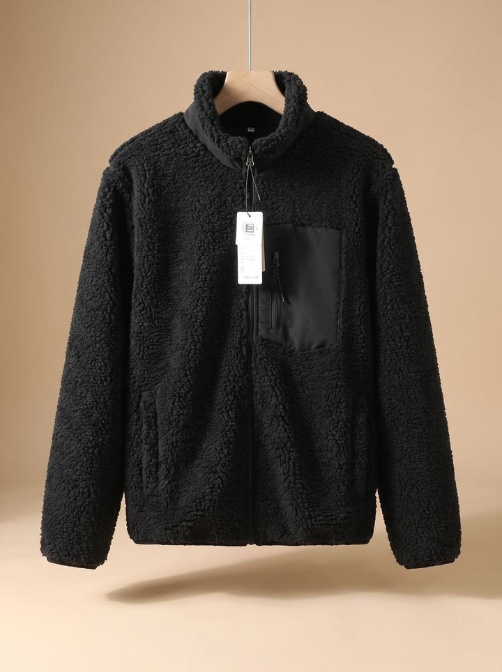Eleanor | Women's Full Zip-Up Sherpa Fleece Relaxed-Fit Jacket