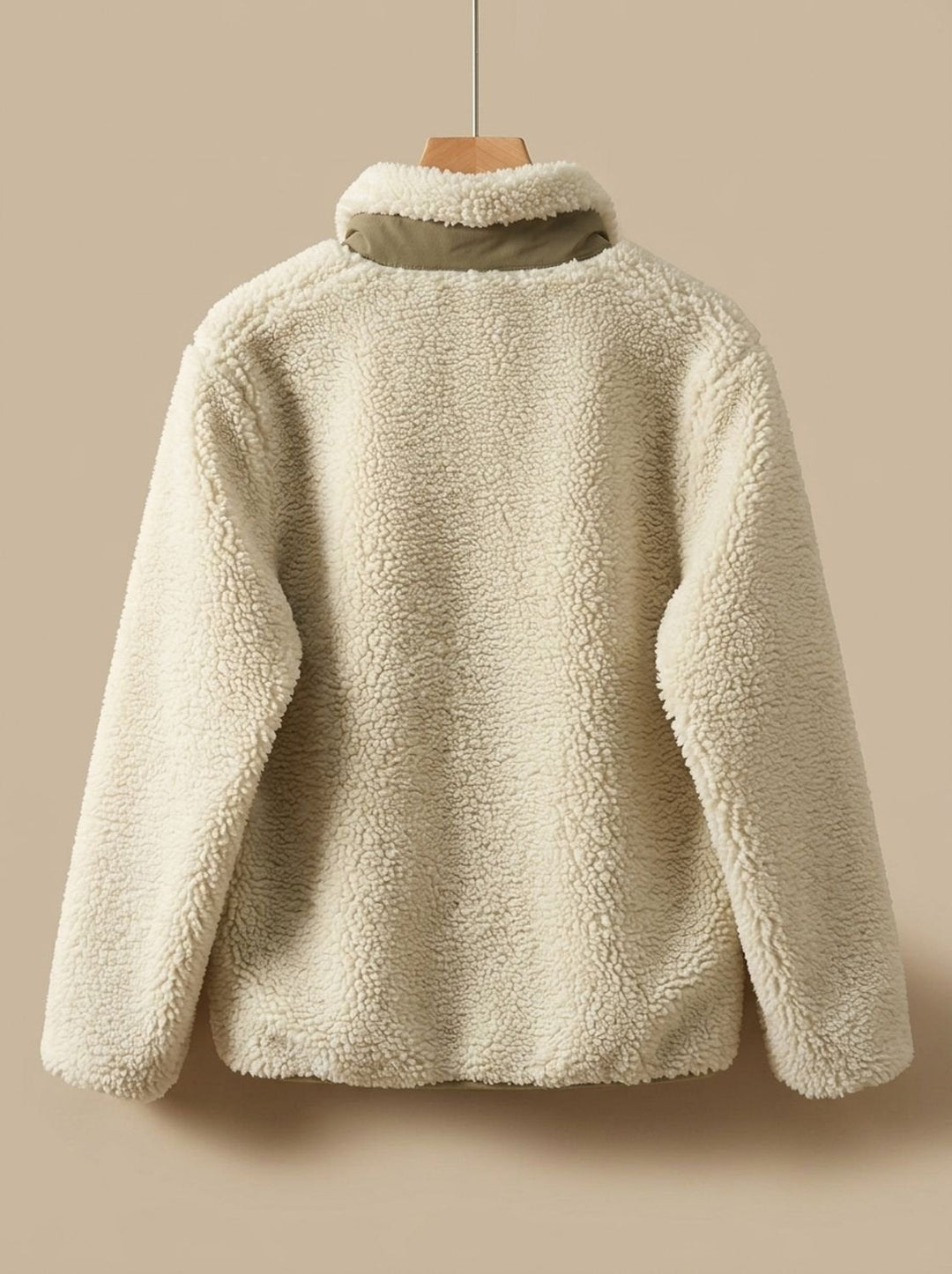 Eleanor | Women's Full Zip-Up Sherpa Fleece Relaxed-Fit Jacket