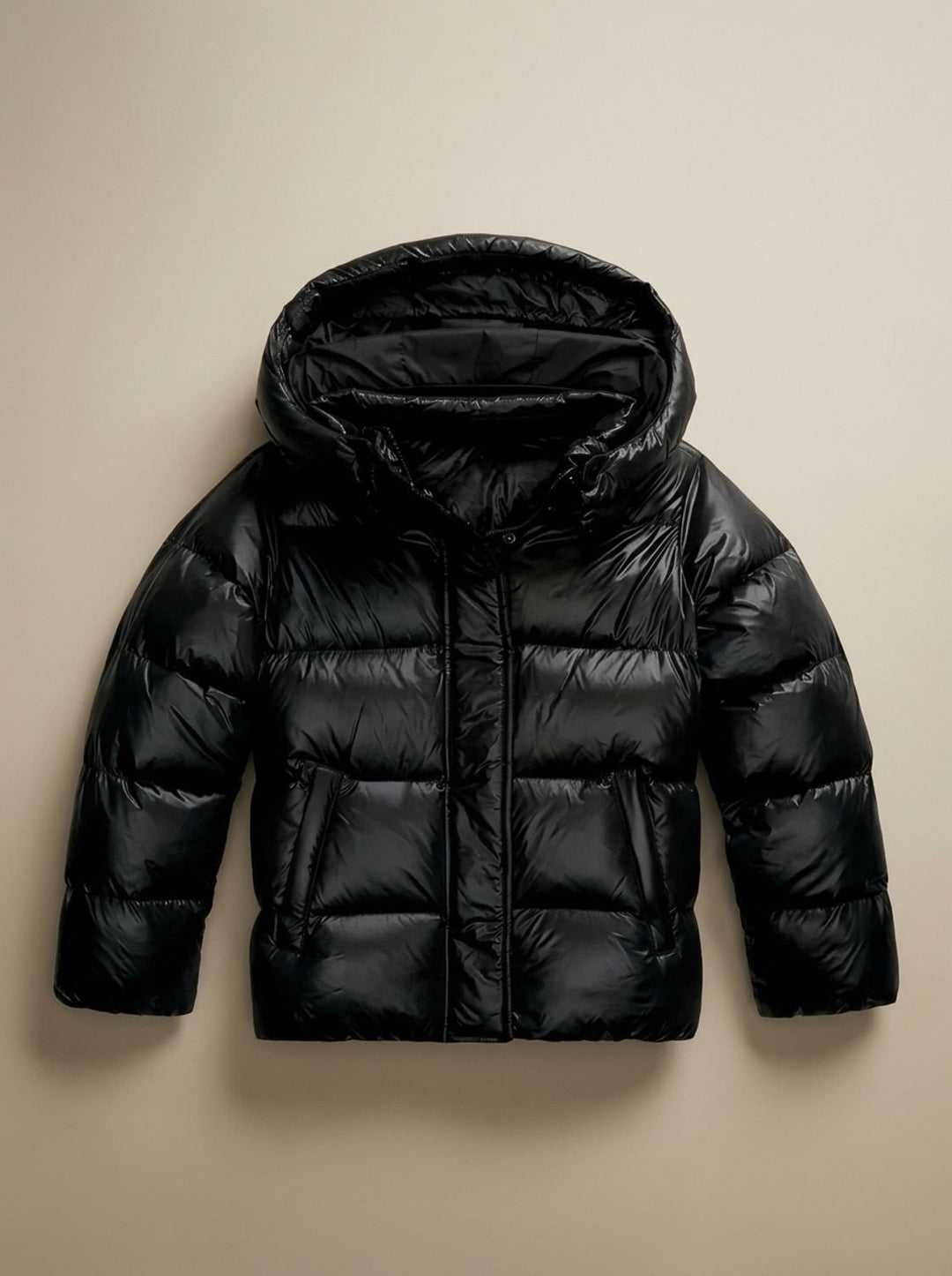 Camila | Women's Hooded Glossy Quilted Puffer Jacket