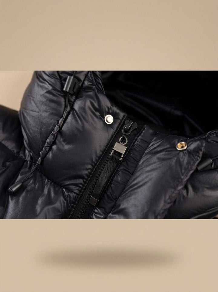 Penelope | Women's Longline Quilted Hooded Puffer Jacket