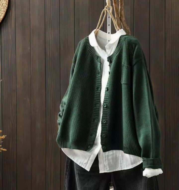 Aria | Women's Oversized Button-Front Knit Cardigan Sweater